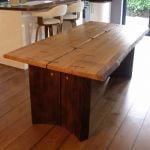 Rustic oak dining table